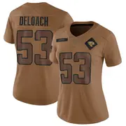 Brown Women's Kalen DeLoach Jacksonville Jaguars Limited 2023 Salute To Service Jersey
