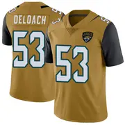 Gold Men's Kalen DeLoach Jacksonville Jaguars Limited Color Rush Vapor Untouchable Jersey