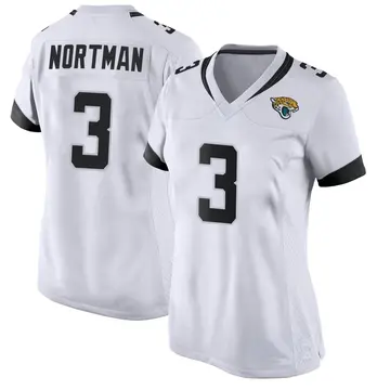 White Women's Brad Nortman Jacksonville Jaguars Game Jersey